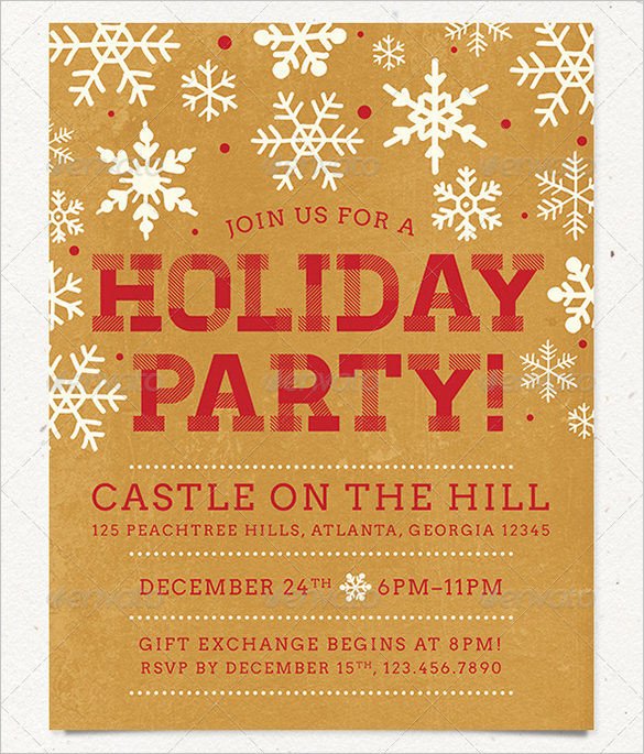 Holiday Party Flyer Template Free 27 Holiday Party Flyer Templates Psd
