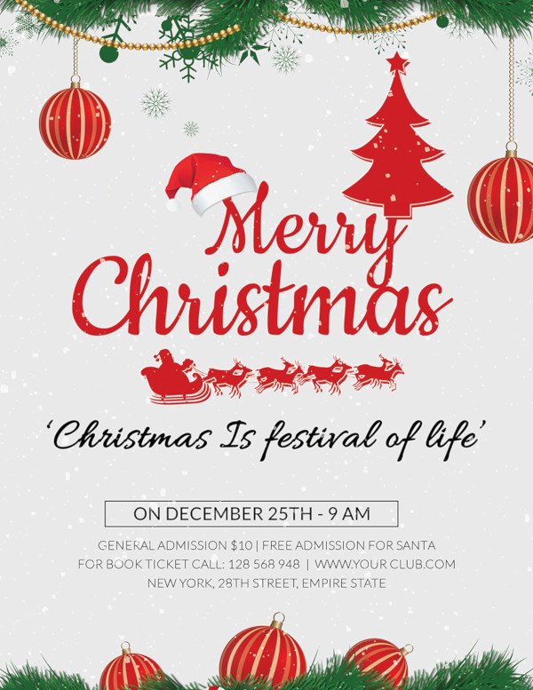 Holiday Party Flyer Template Free 27 Holiday Party Flyer Templates Psd