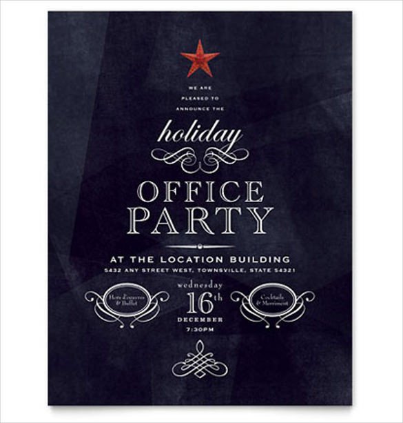 Holiday Party Flyer Template Free 42 Party Flyer Templates In Word