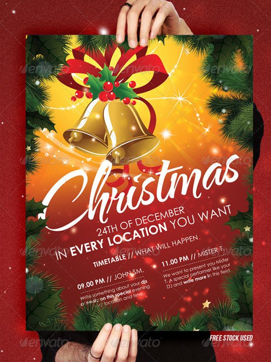 Holiday Party Flyer Template Free top 10 Christmas Party Flyer Templates 56pixels