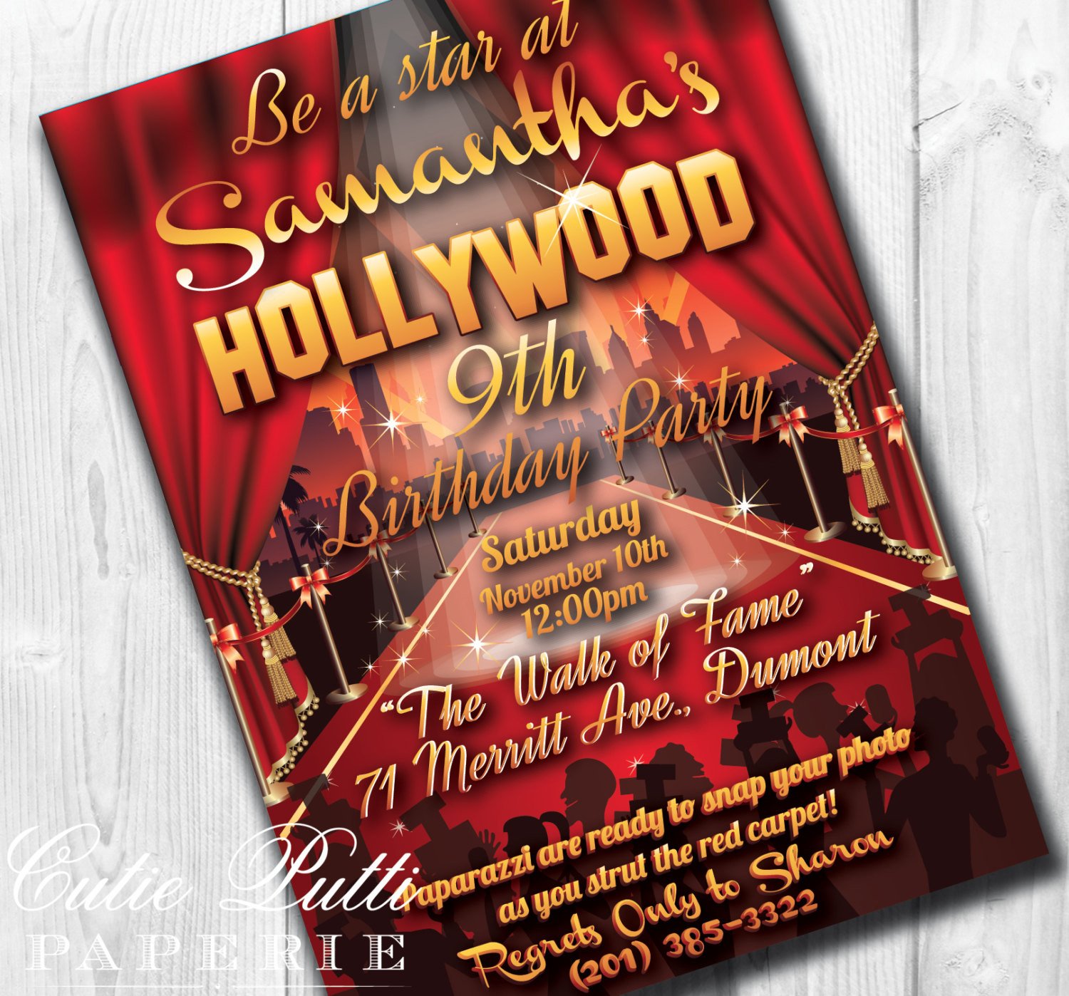 Hollywood themed Invitations Free Templates Hollywood Party Invitations Hollywood Invitation Hollywood