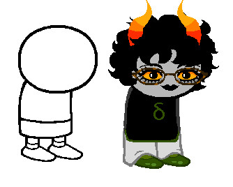 Homestuck Sprite Template References for All Things Homestuck Sprites A Homestuck