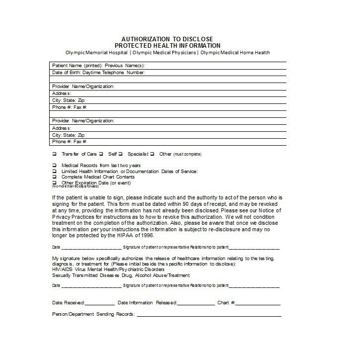 Hospital Release form Template 30 Medical Release form Templates Template Lab