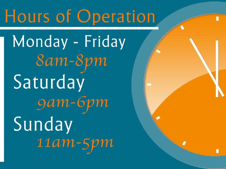 Hours Of Operation Template Hours Operation Templates