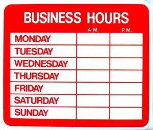 Hours Of Operation Template Work From Home Salon Hours Establishing Boundaries ask