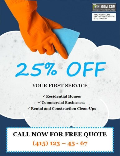 House Cleaning Flyers Templates Free 14 Free Cleaning Flyer Templates [house or Business]