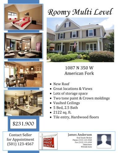 House for Sale Flyer Template 13 Real Estate Flyer Templates Excel Pdf formats