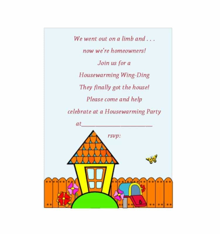 Housewarming Party Invitations Templates 40 Free Printable Housewarming Party Invitation Templates