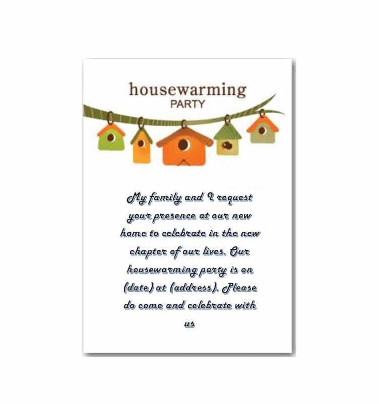 Housewarming Party Invitations Templates 40 Free Printable Housewarming Party Invitation Templates