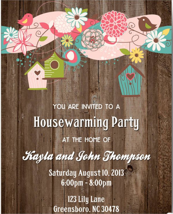 Housewarming Party Invitations Templates 8 Housewarming Invitation Templates Free Download