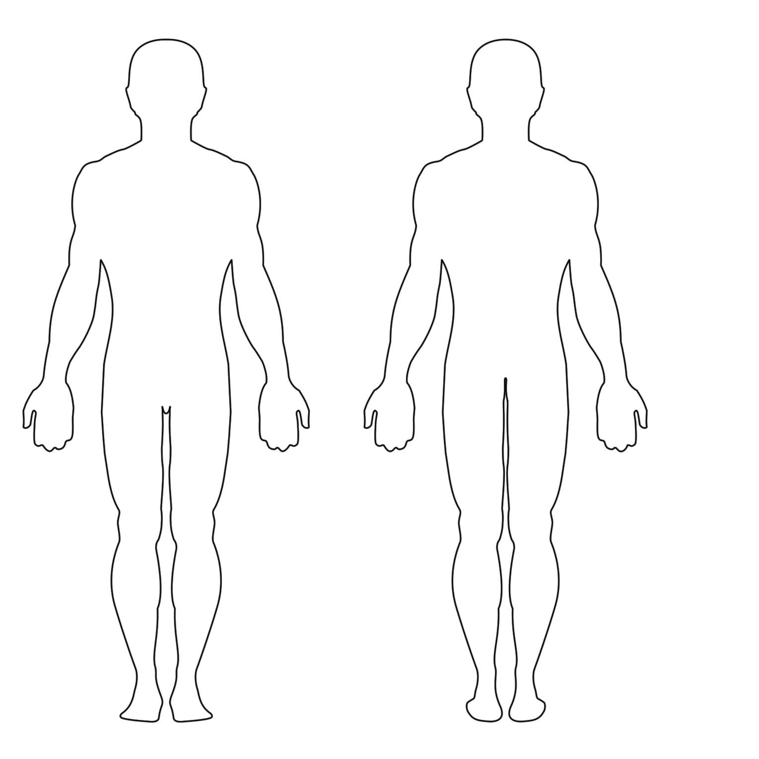 Human Body Outline Printable Free Human Body Outline Printable Download Free Clip Art