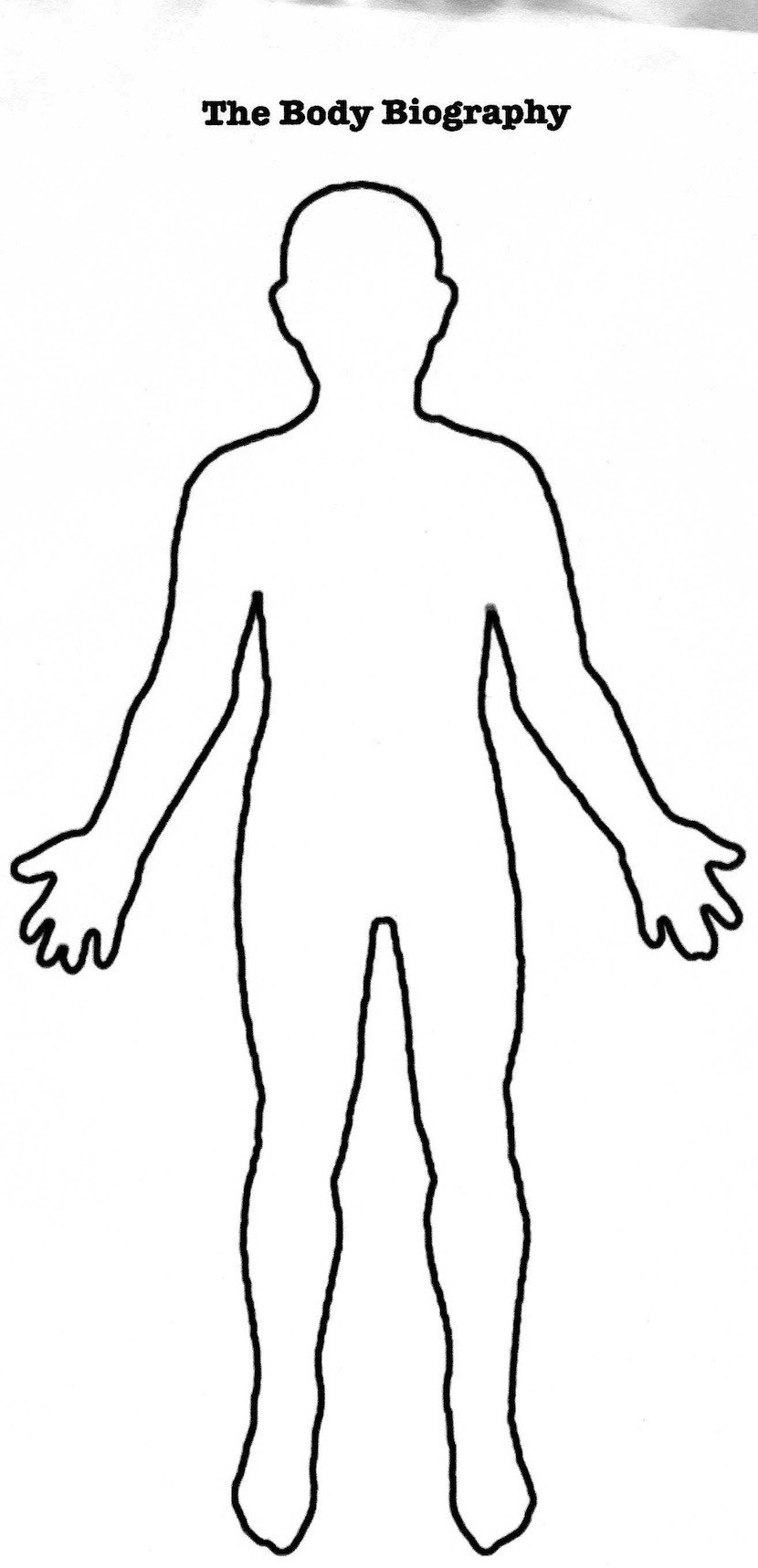 Human Body Outline Printable Human Body Outline Printable Cliparts