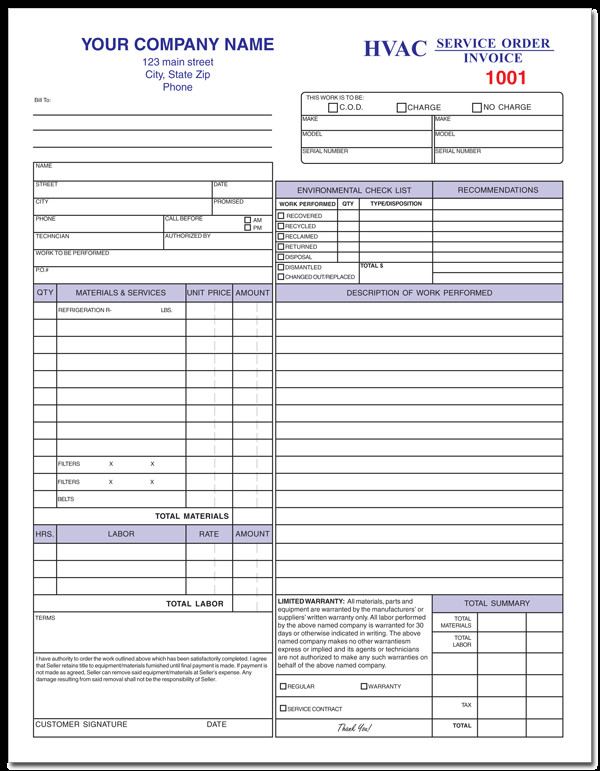 Hvac Installation Contract Template Free Hvac Service forms Template before You Call A Ac