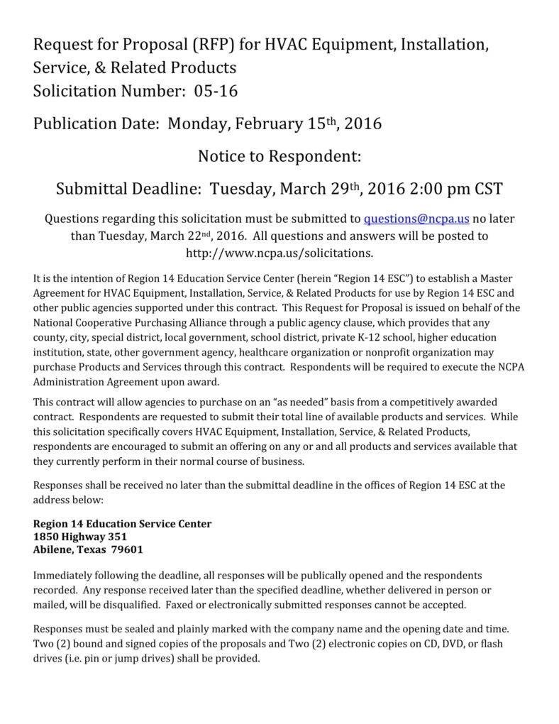 Hvac Maintenance Contract Template 8 Hvac Contract Templates for Services Pdf Word