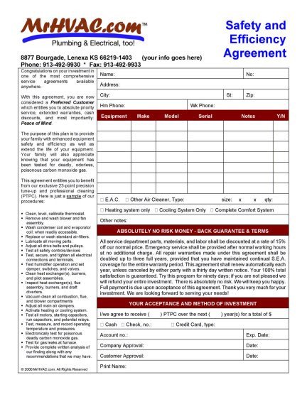 Hvac Maintenance Contract Template List Of Products All Mr Hvac software and Advice