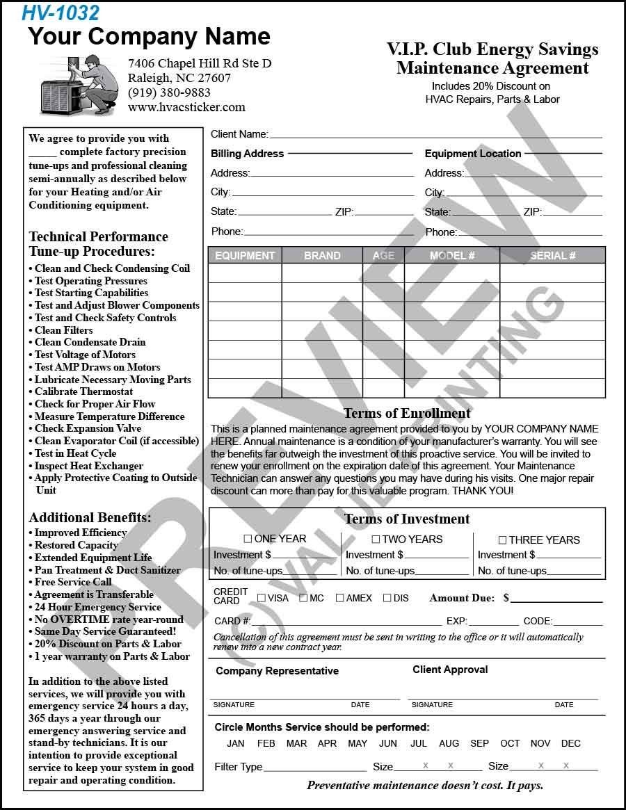 Hvac Maintenance Contract Template Pin by Jordynn Summer On Sample Templates for Elgin