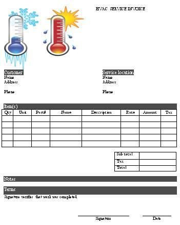 Hvac Work order Template 1000 Images About Hvac Invoice Templates On Pinterest