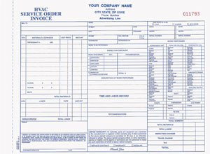Hvac Work order Template Hvac Work orders