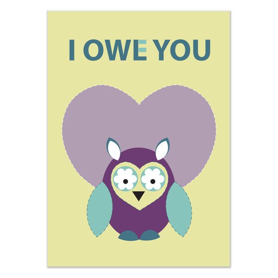 I Owe You Template I Owe You Invitations &amp; Cards On Pingg
