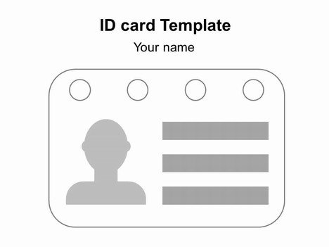 Id Badge Template Free Online Id Powerpoint Template
