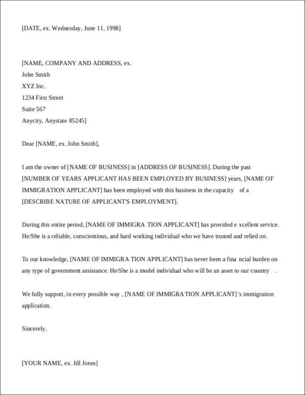 Immigration Letter Of Support Steps to Writing A Reference Letter for Immigration