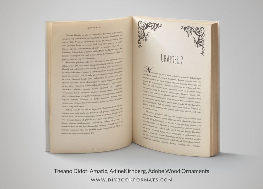 Indesign Book Layout Template Free Book formatting Templates In Ms Word and Indesign