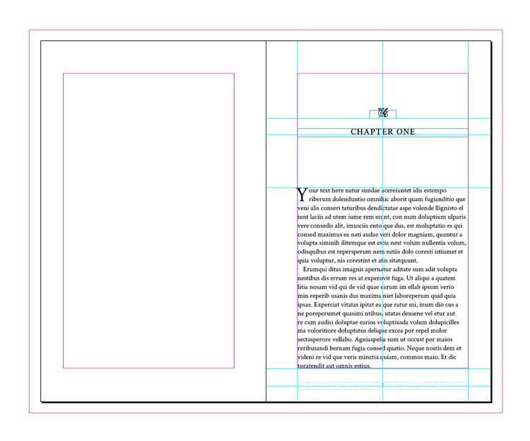 Indesign Book Layout Template Full Book Template for Indesign