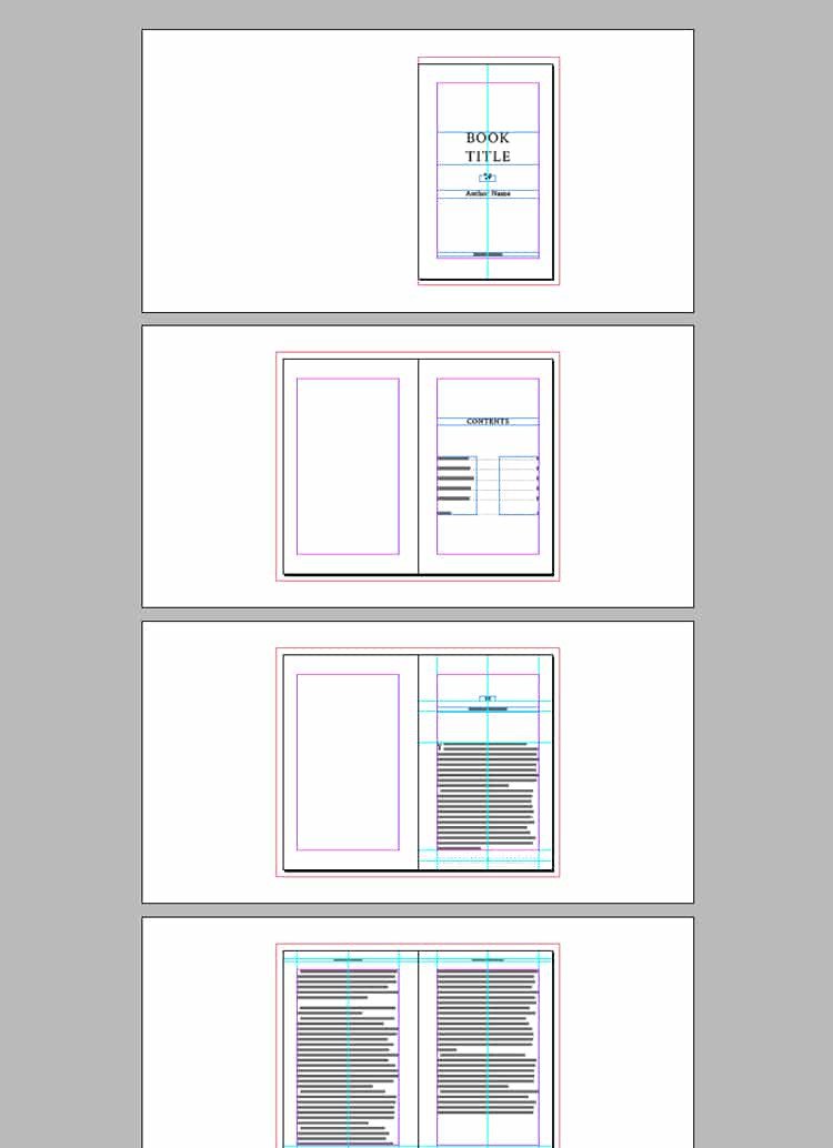 Indesign Book Layout Template Full Book Template for Indesign