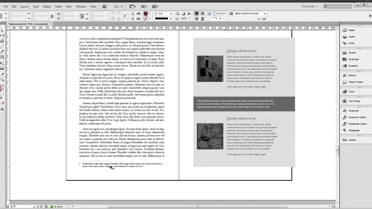 Indesign Book Layout Template Indesign Book Template Aldora