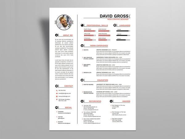 Indesign Resume Template Free Download Free Resume Templates In Indesign format Creativebooster