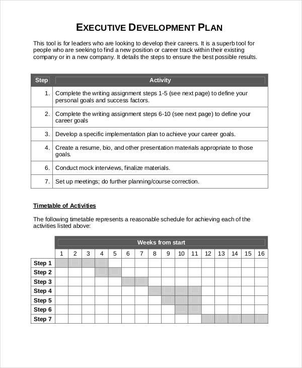 Individual Development Plan Template 15 Individual Development Plan Templates Free Sample