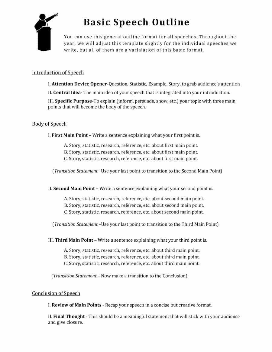 Informative Speech Outline Examples 43 Informative Speech Outline Templates & Examples