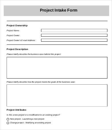 Intake form Template Word Counseling Intake form