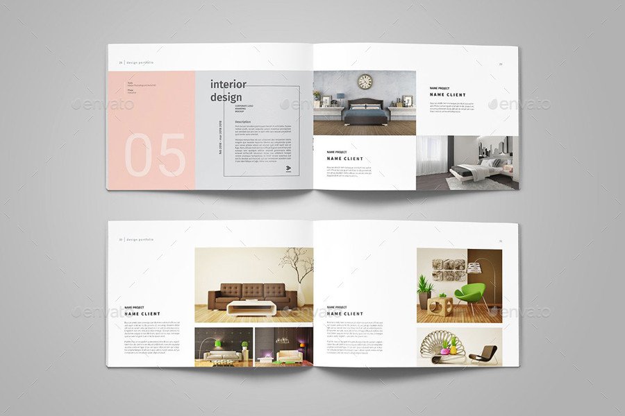 Interior Design Portfolio Template Graphic Design Portfolio Template by Adekfotografia