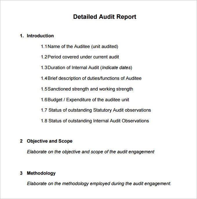 Internal Audit Report Samples 20 Internal Audit Report Templates Word Pdf Apple