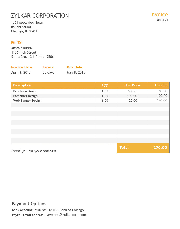 Invoice Template for Excel 19 Free Invoice Template Excel Easy to Edit and Customize