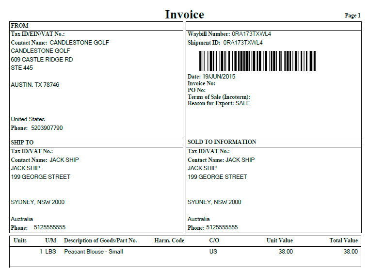Invoice Template Pdf Fillable Fillable Mercial Invoice