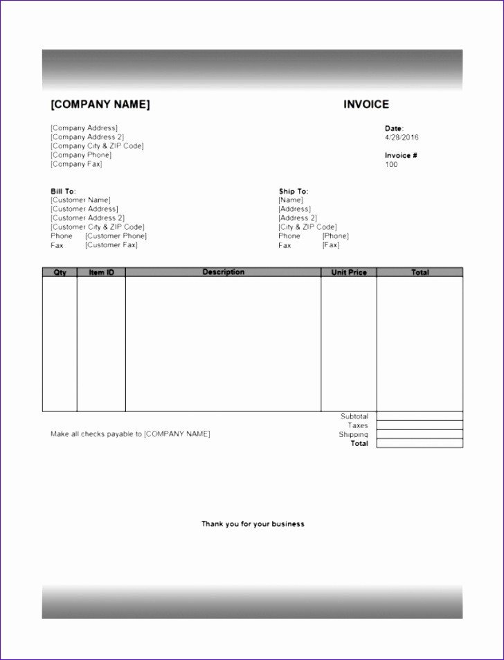 Invoice Templates for Macs 6 Invoice Template Excel Mac Exceltemplates Exceltemplates