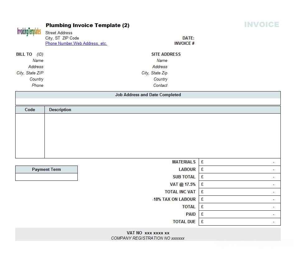 Invoice Templates for Macs Invoice Template Word Mac