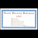 Iou Birthday Certificate Quiplip Iou Collection