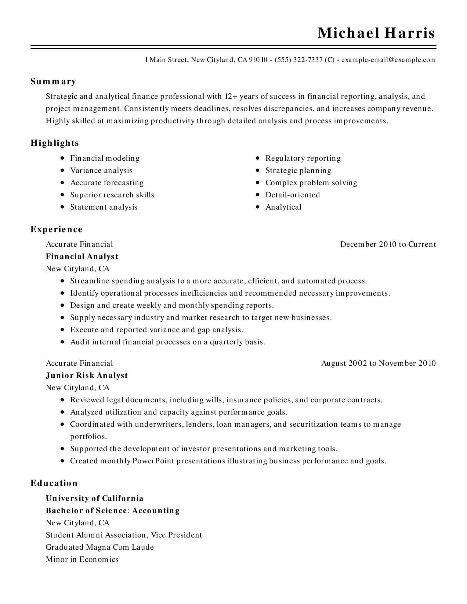 It Resume Template Word 15 Of the Best Resume Templates for Microsoft Word Fice