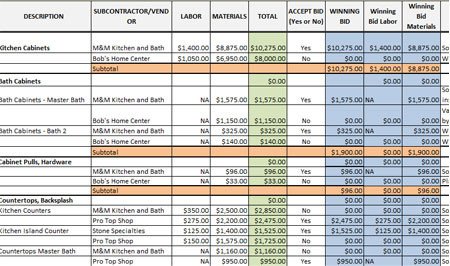 Itemized Fee Worksheet Excel Download the Itemized Bid Worksheet Excel Template for