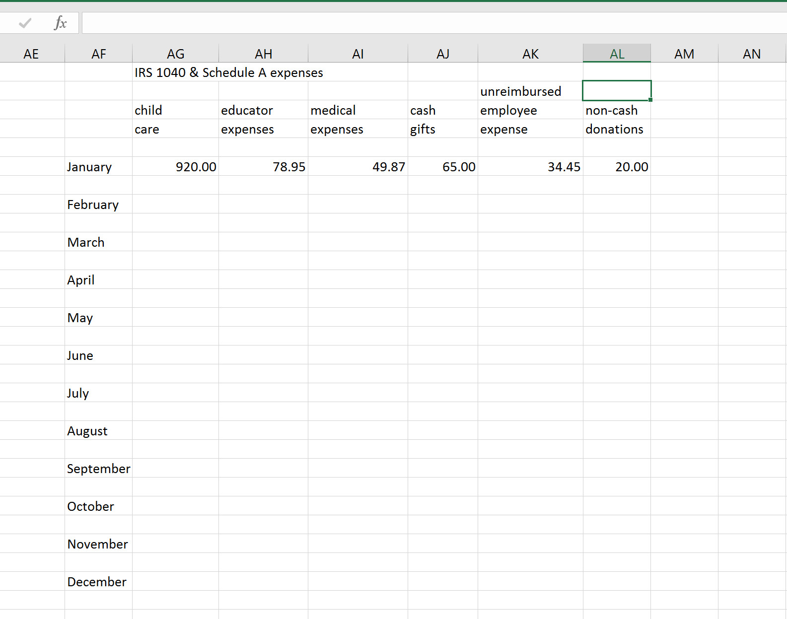 Itemized Fee Worksheet Excel Free Excel Tax Worksheet