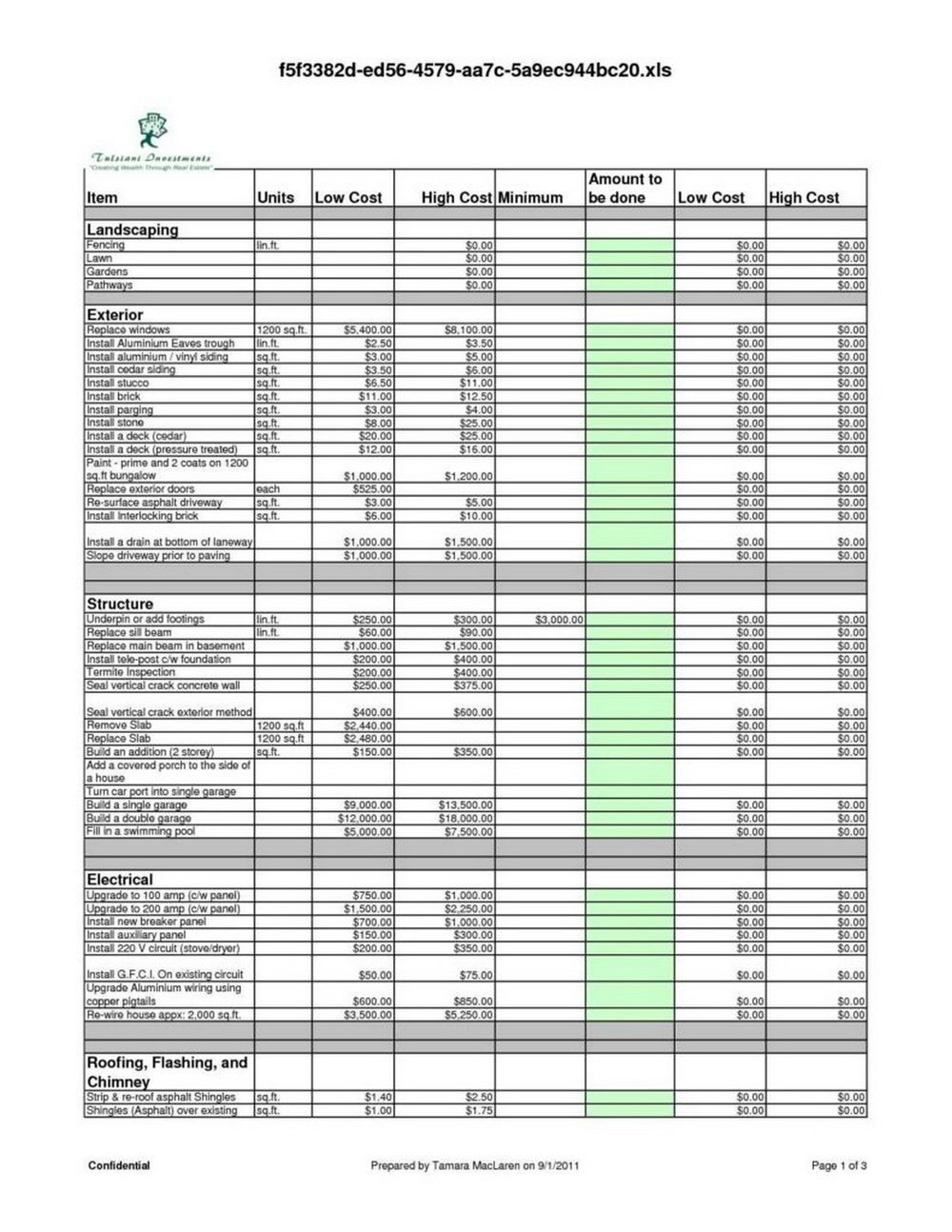 Itemized Fee Worksheet Excel Tax Itemization Worksheet Excel