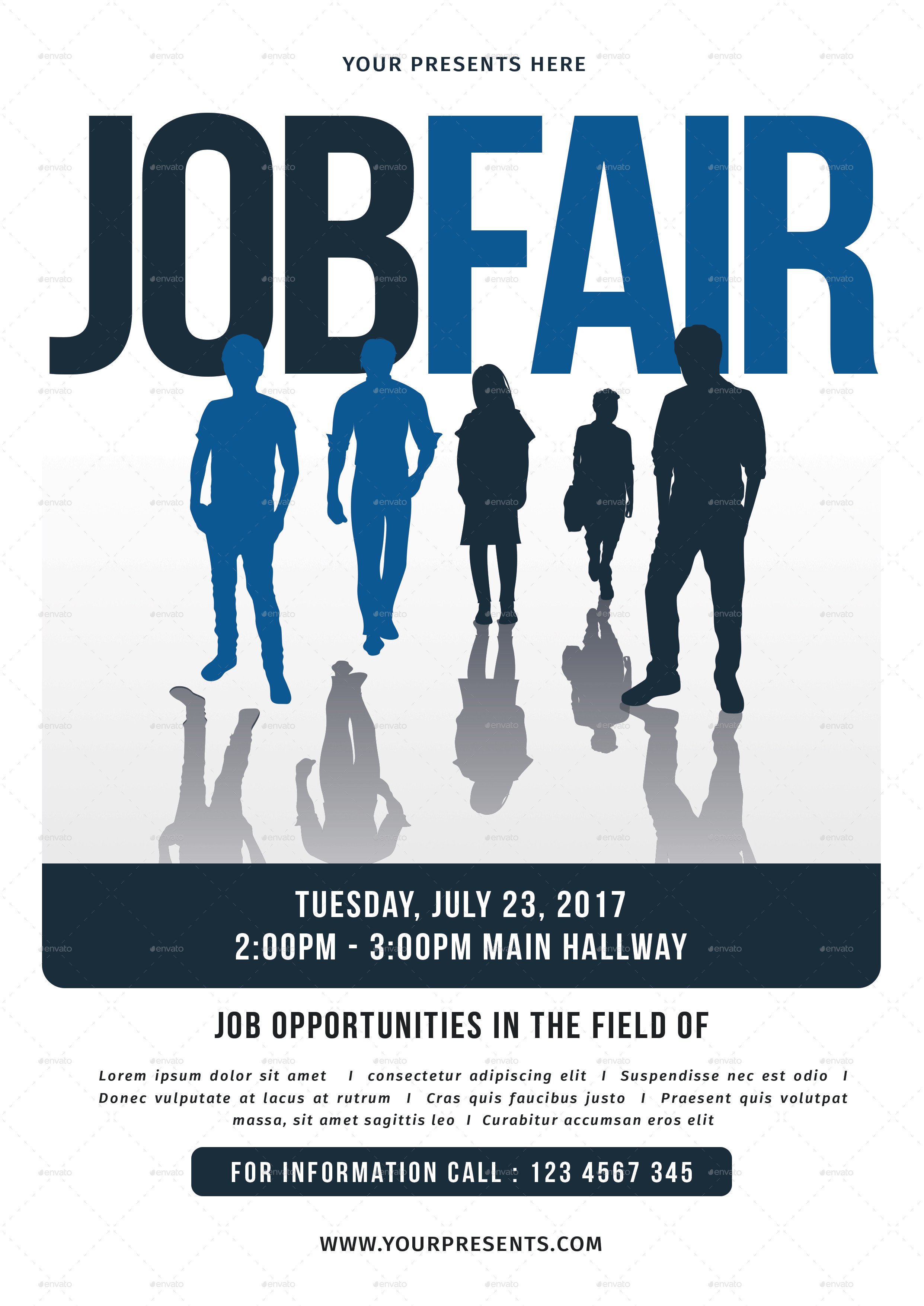 Job Fair Flyer Template Job Fair Flyer by Lilynthesweetpea