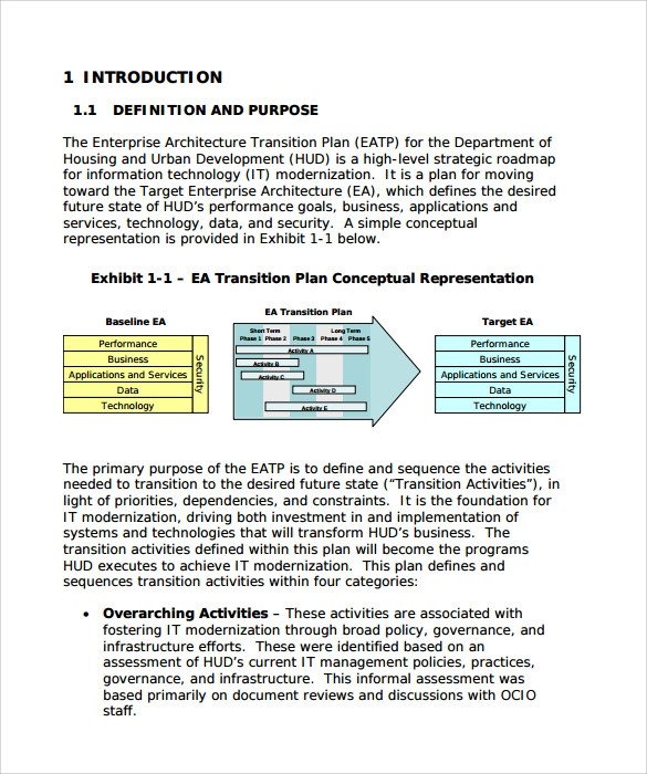 Job Transition Plan Template 9 Sample Transition Plans Pdf Word Pages
