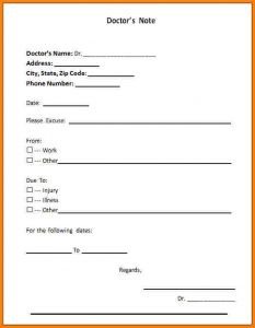 Kaiser Permanente Doctors Note Template Kaiser Permanente Doctor Note
