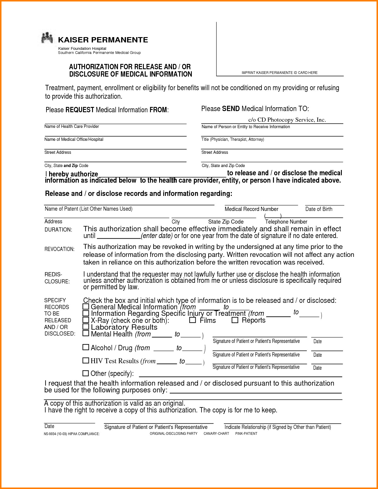 Kaiser Permanente Doctors Note Template Kaiser Permanente Dr Sick Note