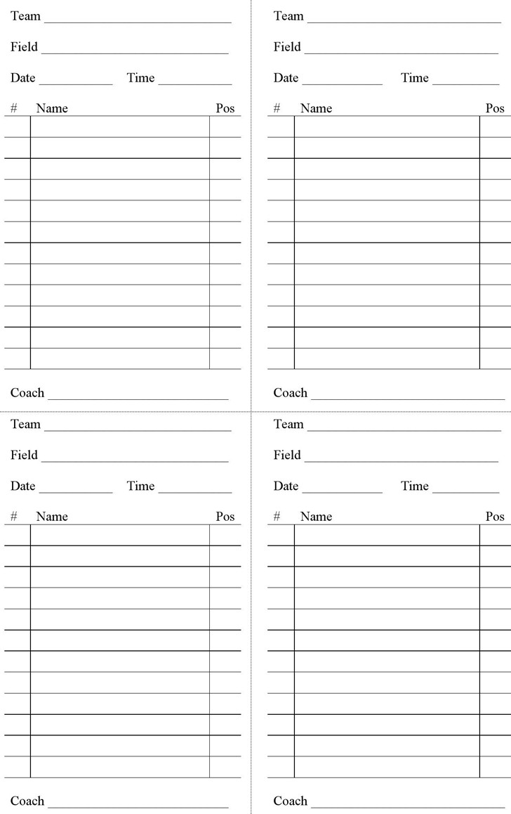 Kickball Roster Template 23 Of Kickball Team Roster Template