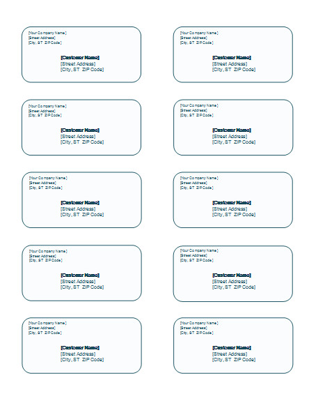 Label Template In Word Printable Labels Templates – Microsoft Word Templates